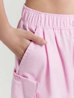 Шорты для девочек розовые - Mark formelle фото 5