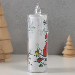 Светодиодная свеча, ночник LED RISALUX «Исполнения желаний», 3×LR1130, 3.8×3.8×12 см