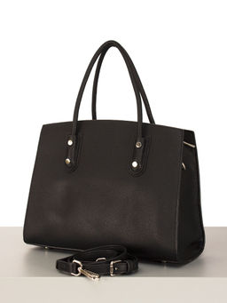 LACCOMA сумка WJ7249-черный эко кожа хлопок фото 5