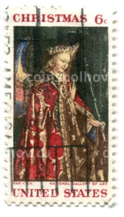 Марка Рождество 1971 год США