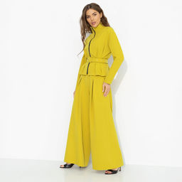 Брючный костюм дизайнерский, Так выглядит уверенность (милан, 2 в 1, с поясом) - Charutti фото 8