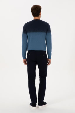 Erkek Lacivert Slim Fit Kanvas / Chino Pantolon - U.s. polo assn фото 4