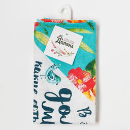 Полотенце кухонное Любимый дом 35х60 см - Доляна фото 5