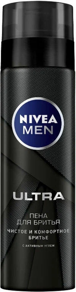 NIVEA FOR MEN д/бритья пена 200мл ULTRA