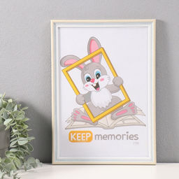 Фоторамка для фото 21×30 см «Ненси», пластик, голубой, (стекло)