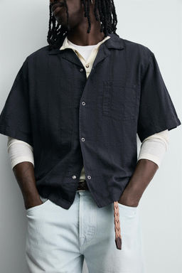 STRIPED JACQUARD SHIRT - Zara фото 5