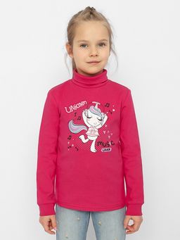 CRB wear/CWKG 63272-46-331 Водолазка для девочки,циклама/Ex.Cherubino