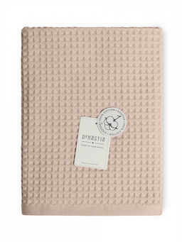 Полотенце для тела 70x140 бежевый вафельное полотно