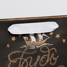 Пакет подарочный крафтовый, упаковка, «Смелее ныряй», ML 23 х 27 х 11.5 см