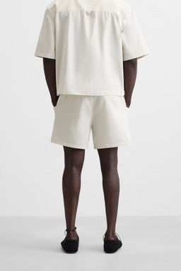 WASHED RELAXED FIT BERMUDA SHORTS - Zara фото 3