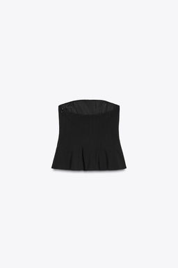 PEPLUM BANDEAU TOP - Zara фото 17