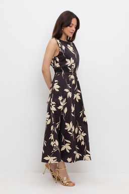 VERY NEAT _ ЕВТ 5062/черный кофе,магнолия платье жен