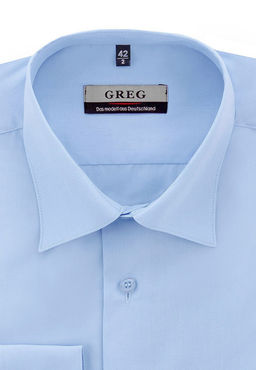 Сорочка мужская длинный рукав GREG 220/399/NBL/Z  фото 11