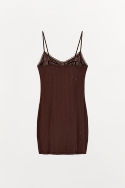 POINTELLE DRESS WITH SEAMS - Zara фото 6