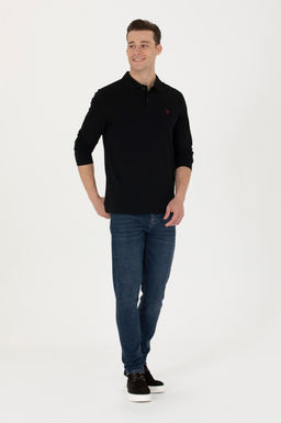 U. S. Polo Assn / Мужской черный базовый свитшот - U.s. polo assn фото 18