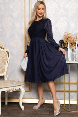 Платье Игра теней (синее) П14860-3М - Lt collection фото 2