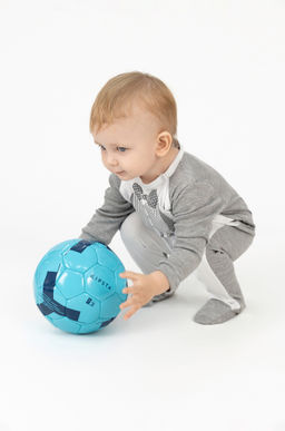 Комбинезон ясельный серый бабочка