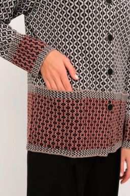 ЗЛАТА Жакет М 3158/терракот