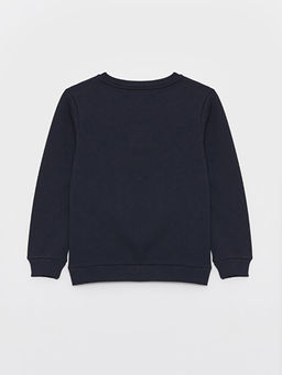 Bisiklet Yaka Y?lba?? Temal? Uzun Kollu Erkek ?ocuk Sweatshirt - Waikiki фото 2