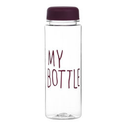 Бутылка для воды My bottle, 500 мл, 19×6 см, мешок в комплекте, МИКС