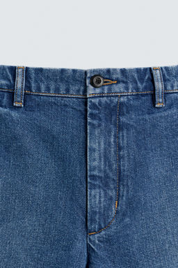 BERMUDA CHINO DENIM / Azul medio
