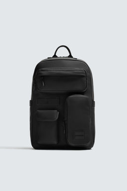 RUBBERISED MULTI-POCKET BACKPACK - Zara фото 5
