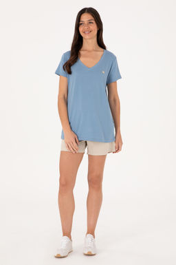 Kad_n Mavi Basic Ti__rt Sepette S_rpriz _ndirim - U.s. polo assn фото 4