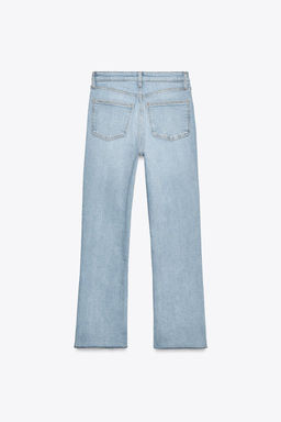 TRF CROPPED FLARE HIGH-WAIST JEANS - Zara фото 48