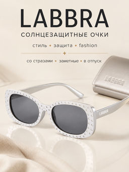 Солнцезащитные очки со стразами LB-260031-01 - Labbra фото 8