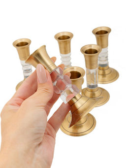 Подсвечник набор из 6-ти (полиш) № П736/2 - Ганг фото 8