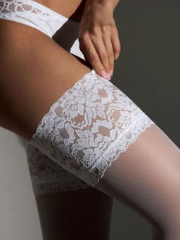 Чулки TEATRO PRESTIGE 40 den белый - Lui et elle фото 7