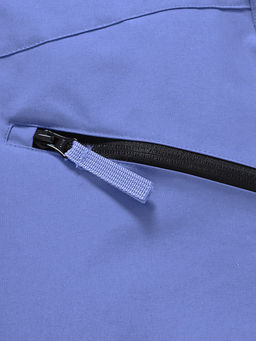 Парка зимняя женская с капюшоном василькового цвета 9538-1Vs - Valianly фото 6