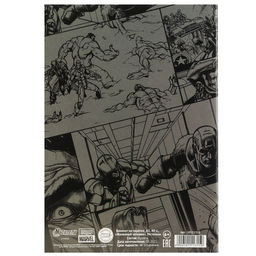 Блокнот на скрепке, А5, 40 листов, Железный человек, Мстители - Marvel фото 3