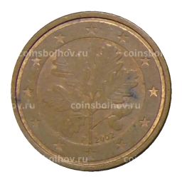 2 евроцента 2002 года F Германия