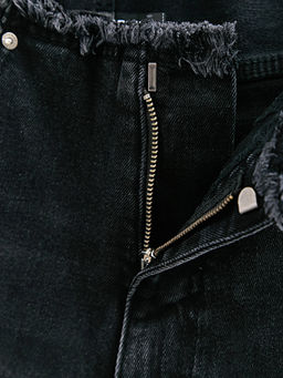 CONTE CON-745 Чёрные джинсы wide leg из eco-friendly денима средней посадки black - Conte elegant фото 10