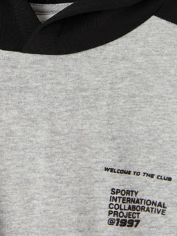 Slogan Bask?l? Erkek ?ocuk Sweatshirt - Waikiki фото 2