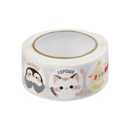 Наклейки бумажные "Поощрительные. Animals" (MS_65935, MESHU) 500шт.