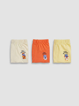 Erkek ?ocuk Bask?l? Boxer 3l?