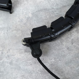 Обруч статический Woohooo Saturn с утяжелителем / 24 секции 115см / черный / уп24 - Галеонтрейд фото 5