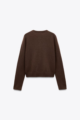 100% WOOL BASIC CARDIGAN - Zara фото 23