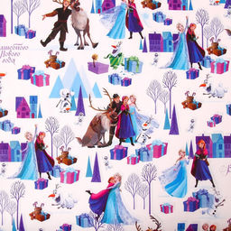 Цена за 10 шт. Упаковочная бумага, 70х100, Холодное сердце