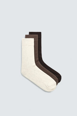 3-PACK OF TEXTURED SOCKS - Zara фото 2