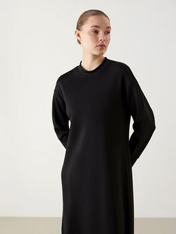 Dik Yaka Kad?n Sweatshirt Elbise