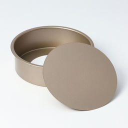 Форма для выпечки Доляна «Круг. Рэнди», 21.5×6.5 см, антипригарное покрытие, разъёмная, золотая