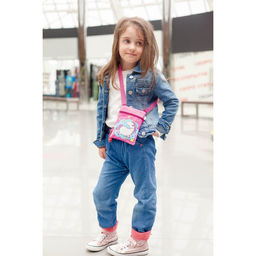 Сумка детская Розовый единорог, эко-кожа, фиолетовый, 16х11 см - NAZAMOK KIDS фото 5