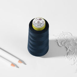 Нитки 40/2, 1500 м, тёмно-синие