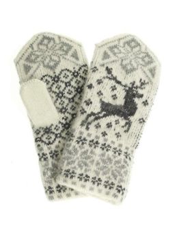 Варежки женские "Олень" ПП 3202-21