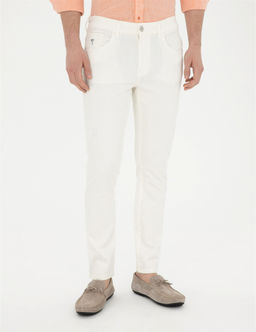 Ekru Slim Fit Jean Pantolon - Pierre cardin фото 2