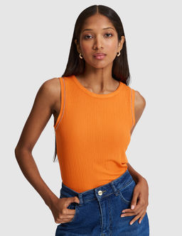Turuncu Slim Fit _rme Bluz