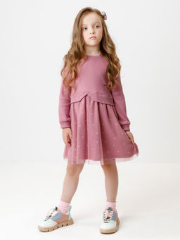 К 5833/пепельная роза платье для дев